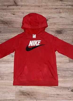 Худі унісекс nike червоне з логотипом swoosh