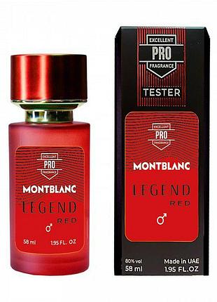 Montblanc legend red тестер pro чоловічий 58 мл