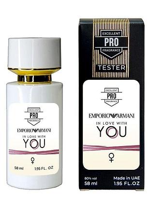 Emporio armani in love with you тестер pro жіночий 58 мл