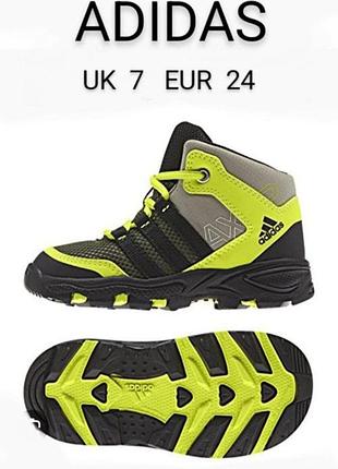 Крутые демисезонные хайтопы ботинки бренда adidas outdoor boys ru 7 eur 24