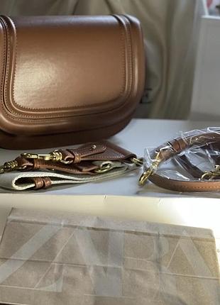 Сумка для жінок zara коричнева