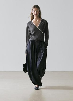 Стильна кофта на запах massimo dutti 4