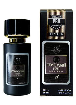 Roberto cavalli uomo deep desire тестер pro чоловічий 58 мл