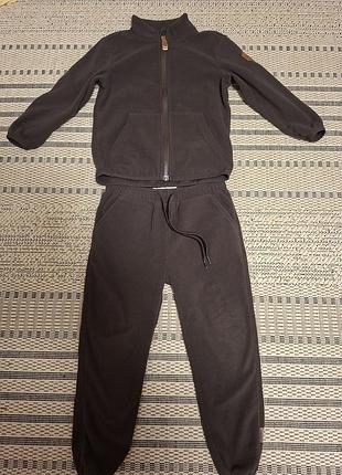 Детский флисовый костюм mikk-line (кофта и штаны).