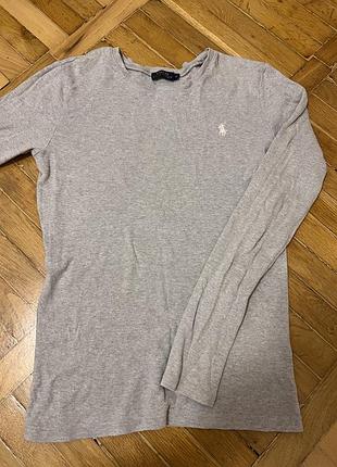 Лонгслів чоловічий polo ralph lauren сірий розмір m