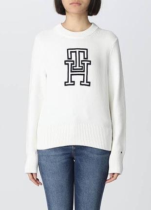 Оригінальний бавовняний светр tommy hilfiger