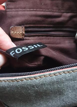 Винтажная сумка fossil! 5