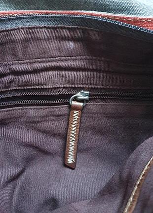 Винтажная сумка fossil! 8