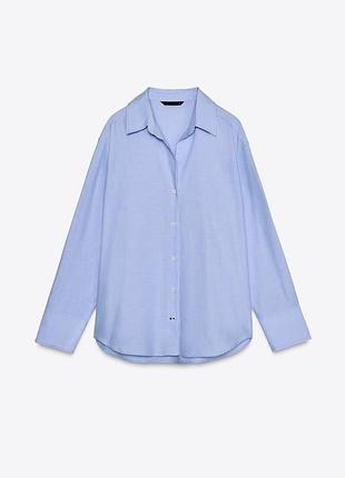Zara блакитна сорочка зара