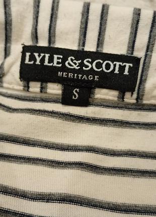 Поло чоловіче lyle & scott у смужку 3