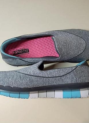 Кросівки жіночі skechers go flex walk сірі