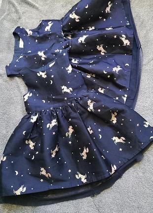 Сукня святкова h&m 3-4 та  5-6р.