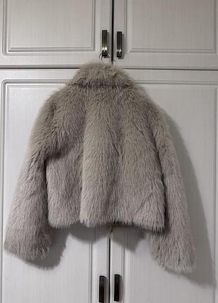 Шуба . zara.  стан нової 6