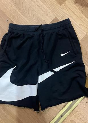 Шорти чоловічі nike трикотажні чорні