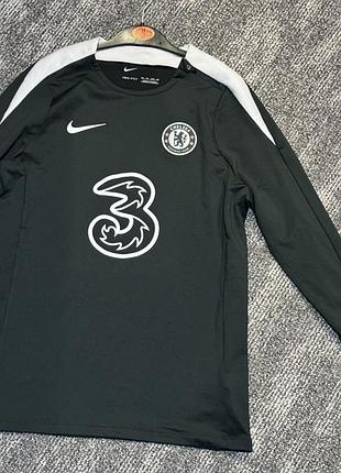 Тренувальна кофта лонгслів nike fc chelsea xs