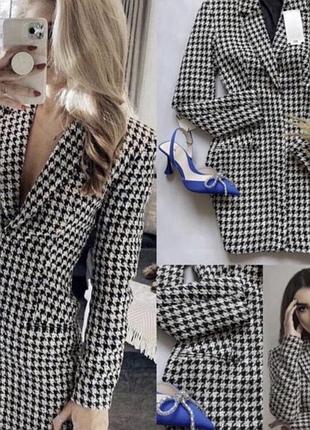 Твідова тепла сукня zara розмір м