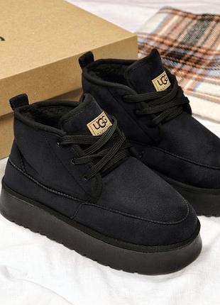 Жіночі зимові ugg classic platform black🖤