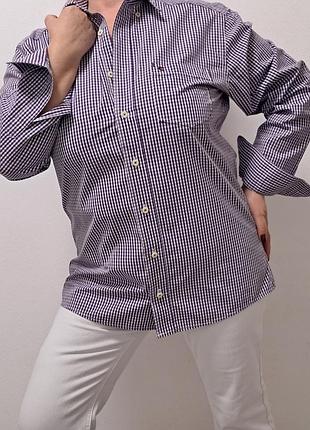 Базова сорочка/рубашка бавовняна бренду casa moda