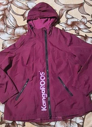 Яркая демисезонная куртка-ветровка kangaroos plus size (размер 3xl - 4xl) - новая, с нюансом!