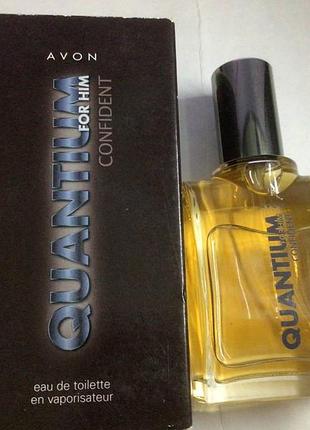 Мужская туалетная вода avon quantium confident (50 мл)