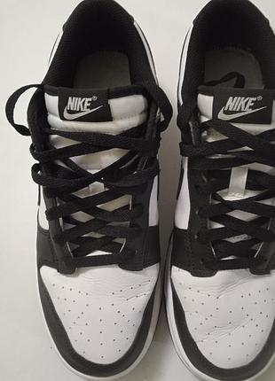 Кросівки унісекс nike dunk low retro white/black