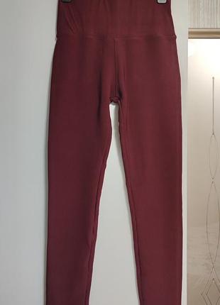 Утеплені легінси  у бордовому (burgundy) кольорі від xjboost❤️❤️