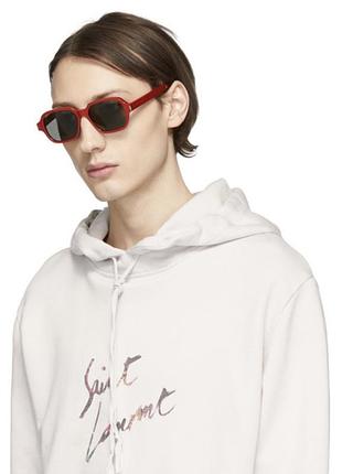 Сонцезахисні окуляри унісекс saint laurent червоні