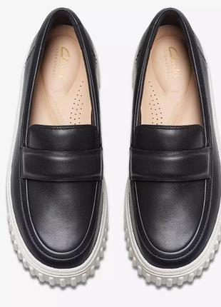 Р.40 clarks — жіночі шкіряні сліпони оригінал