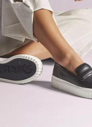 Р.40 clarks — жіночі шкіряні сліпони оригінал