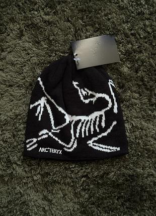Шапка чоловіча arc'teryx чорна