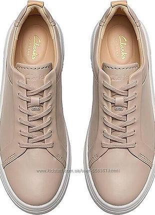Р.42 clarks женские кожаные кроссовки оригинал