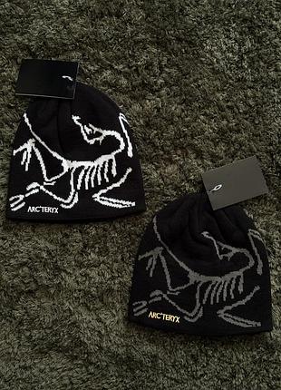 Шапка чоловіча arc'teryx чорна 3