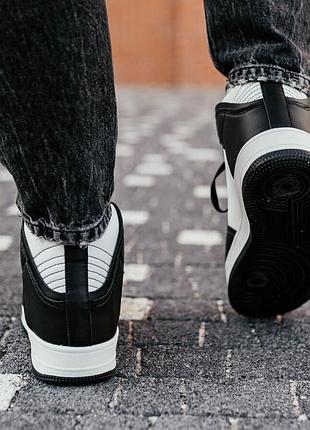 Зимние кроссовки stilli black\white 2