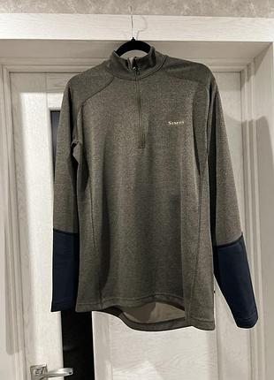 Флісовий пуловер simms fishing products 1/4 zip fleece (art. 31799) | розмір m | ідеальний стан