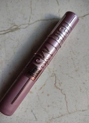 Maybelline sky high.тушь для ресниц коричневая