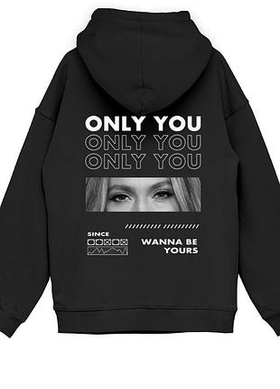 Толстовка худі з капюшоном only you з вашим фото (tolst_012)