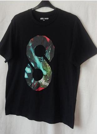 Графічна футболка котонова  ut ( uniglo t- shirt) роз. 48