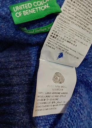 Вовняний кардиган benetton 7