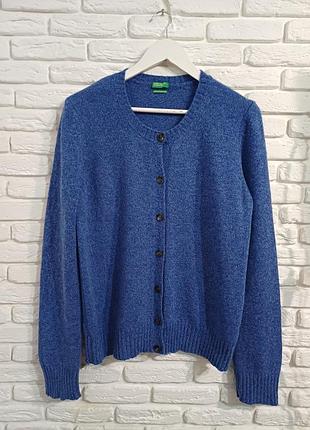 Вовняний кардиган benetton 9