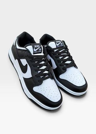 Кросівки nike dunk low retro black white