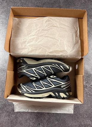 Salomon xt-6 gore-tex black grey сіра підошва 3
