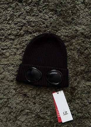 Шапка чоловіча чорна, cp company