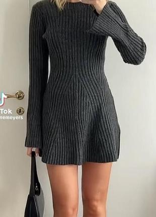 Теплое платье h&amp;m 5