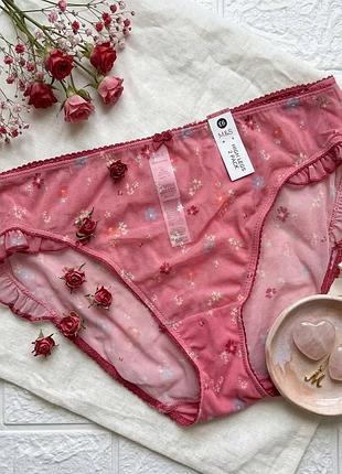 Арт.0968 трусики женские marks &amp; spencer (high legs) набор 2шт размер l