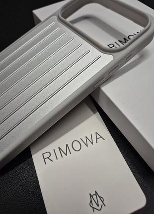 Чехол rimowa 17, 18 pro max серебро 7