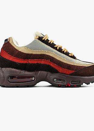 Мужские кроссовки nike air max 95 brown basalt
