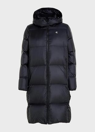 Пуховик жіночий calvin klein jeans чорний s