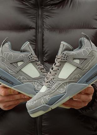 Air jordan retro 4 kaws grey 2