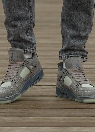 Air jordan retro 4 kaws grey 10
