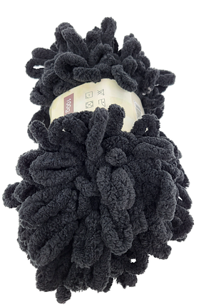 Пряжа "puffy" 100г черная